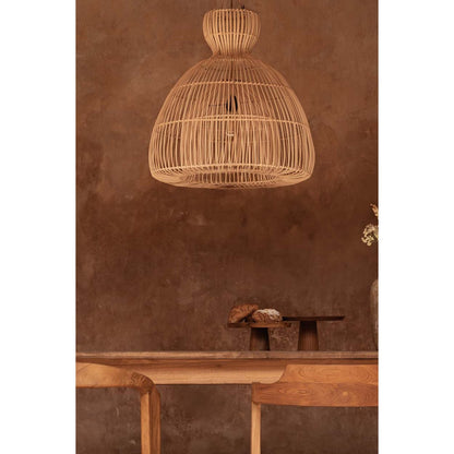 Rattan Pendelleuchte 57 cm - handgeflochten in Indonesien