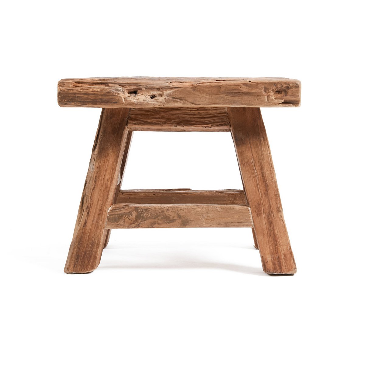 Lille træskammel 29×21 cm - natur, Indonesien