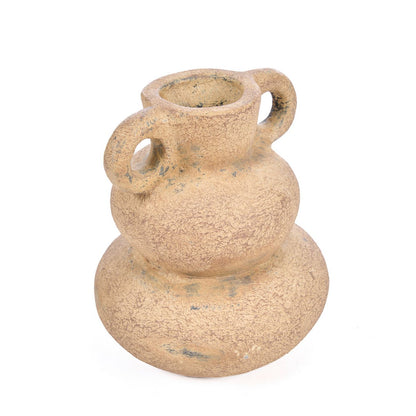 Terrakotta-Vase, Sand-Finish – S