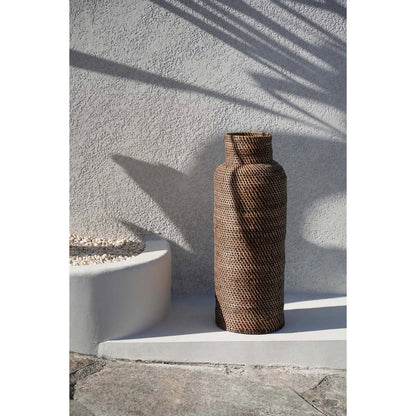 Rattan cylinderkurv 24 × 67 cm - naturlig brun