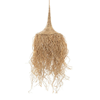 Raffia-Hängeleuchte – 40 cm breit, 150 cm Abhängung