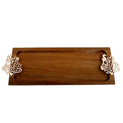 Wooden serving tray 42×13×3 cm
