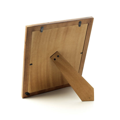 Polyresinramme, antik, 20×25 cm - udskårne linjer