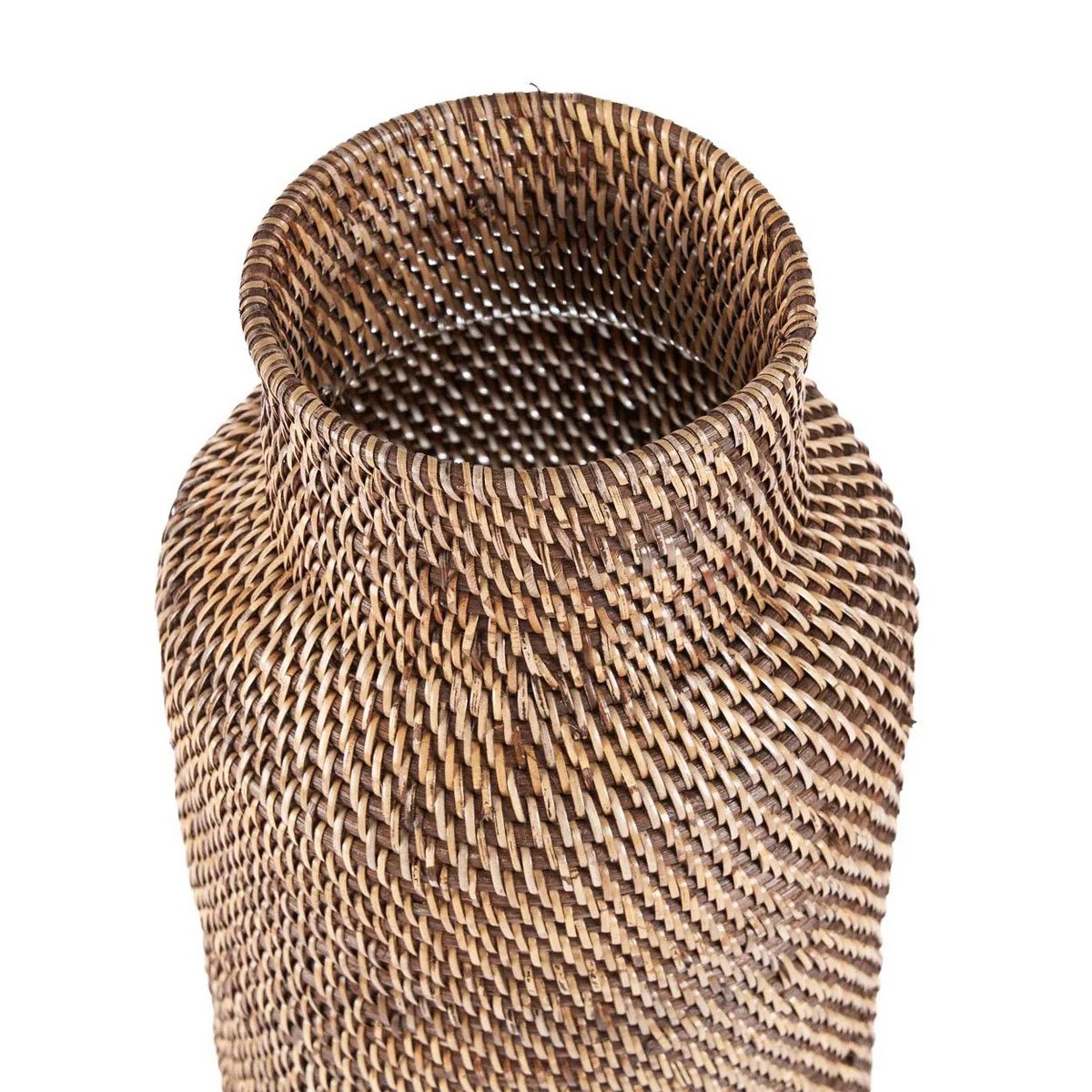 Rattan cylinderkurv 24 × 67 cm - naturlig brun