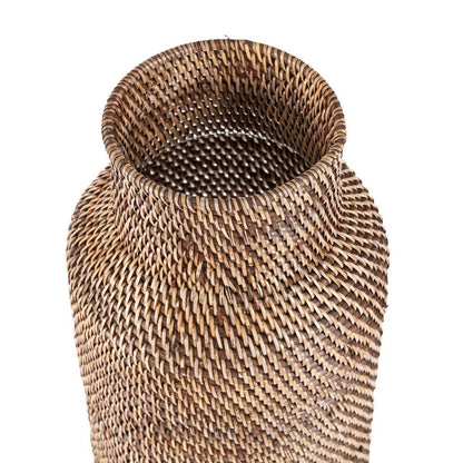 Rattan cylinderkurv 24 × 67 cm - naturlig brun