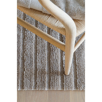 Baumwoll-Badematte, braun – 60 × 100 cm