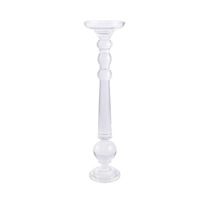 Runder Glasleuchter, hoch - 60 cm