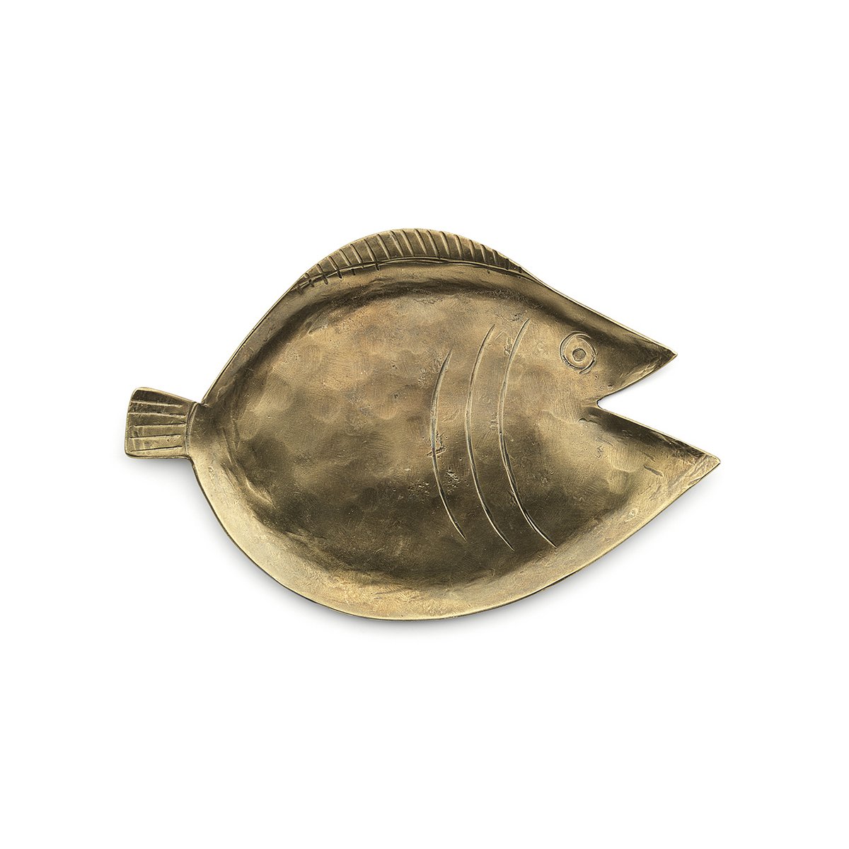 Brass tray, large - polished finish