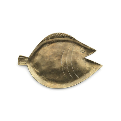 Brass tray, large - polished finish