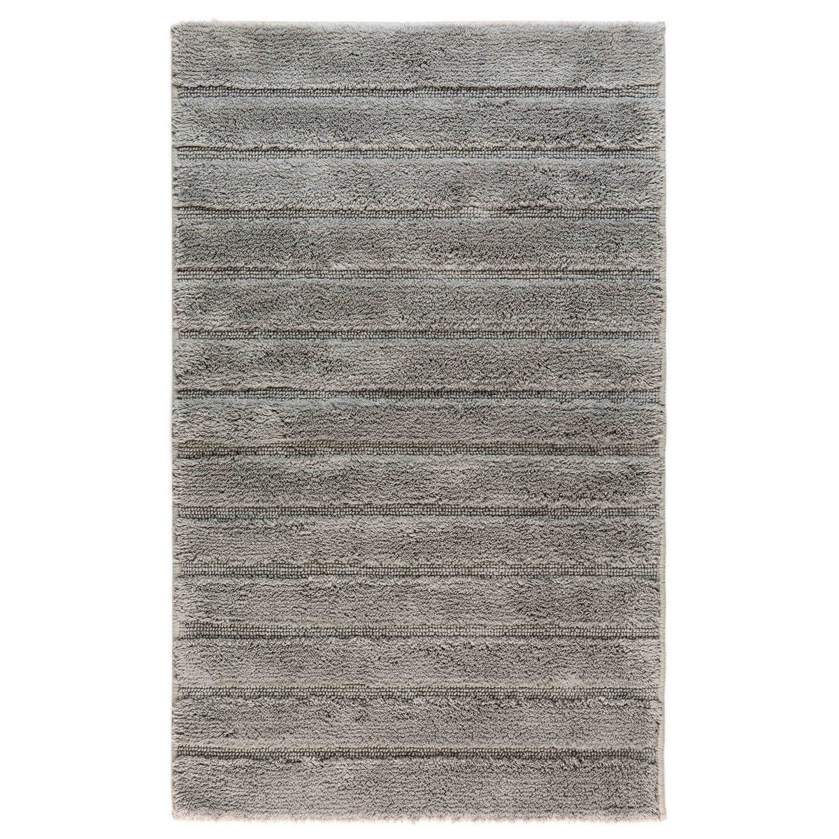 Badeværelsestæppe i bomuld, 60 × 100 cm - skridsikkert