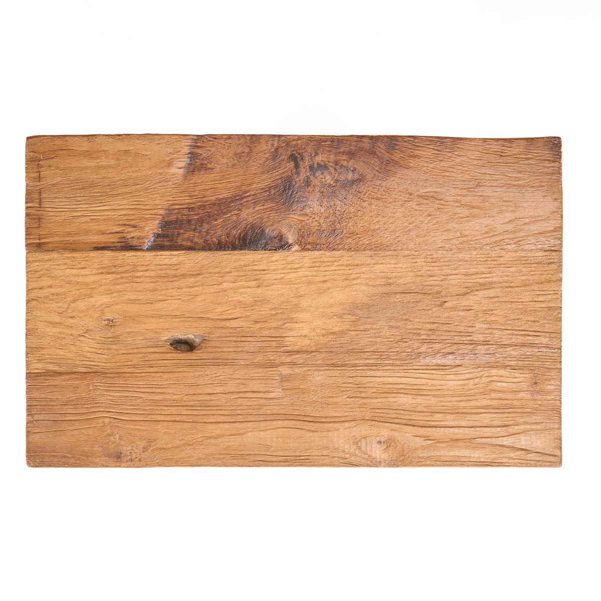 Teakhocker mit stabilen Beinen - 40 cm