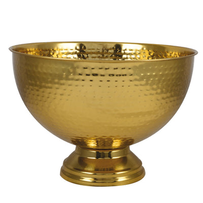 Champagnekøler i rustfrit stål, 30 cm - guldfarvet finish