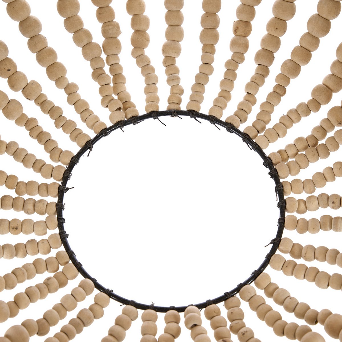 Kronleuchter Eisen 40 × 73 cm - Naturfinish, Indonesien