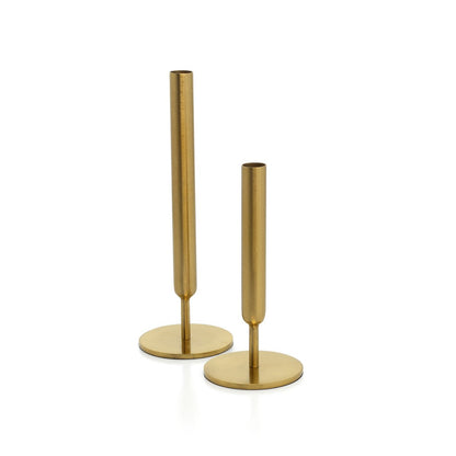 Brass vase, tall - Gold - L
