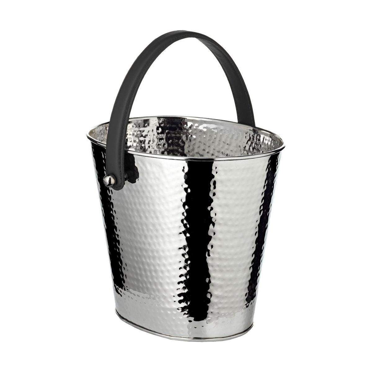 Stainless steel champagne cooler Gavin, hammered, 26 × 21 cm