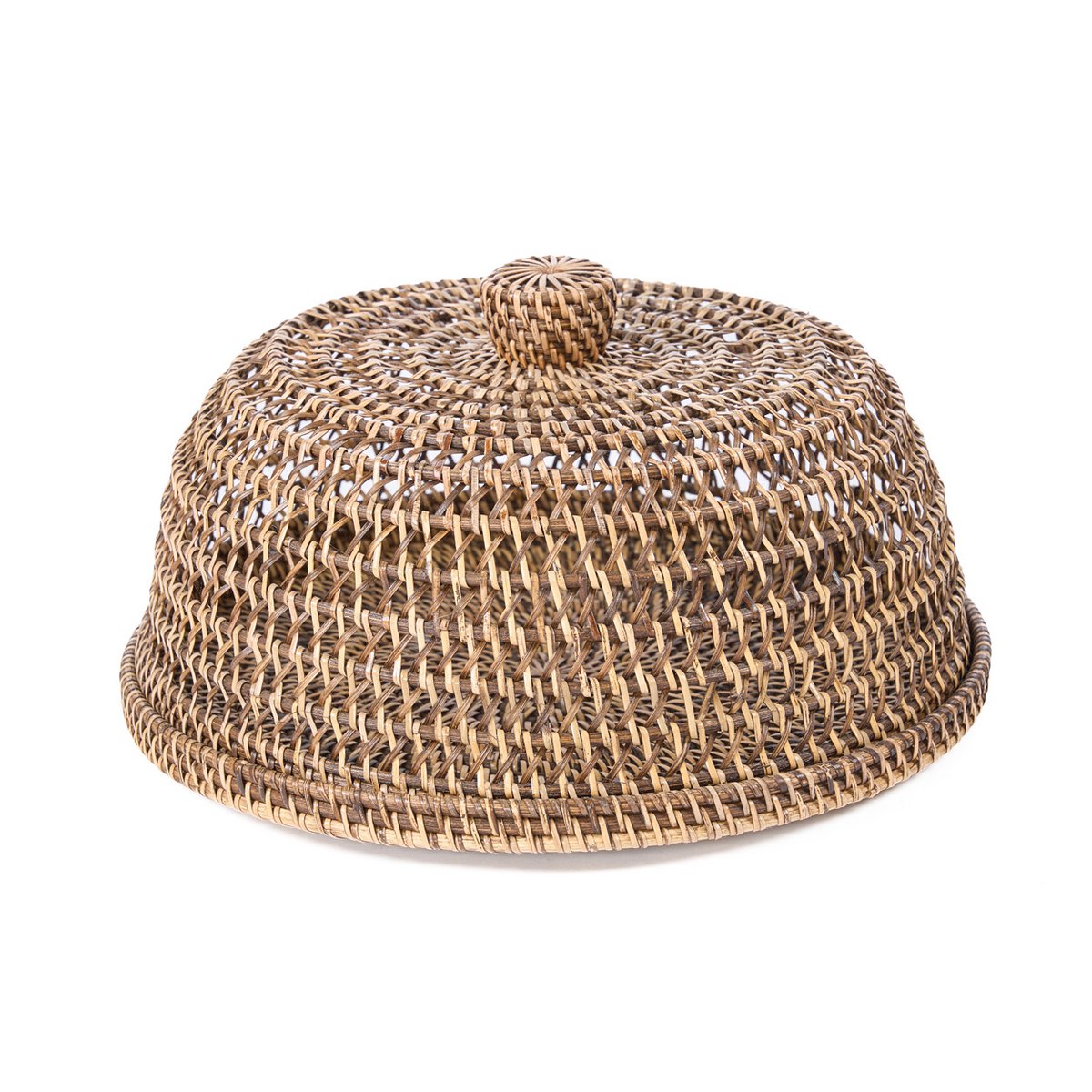 Rattan-Speisehaube, naturfarben - M