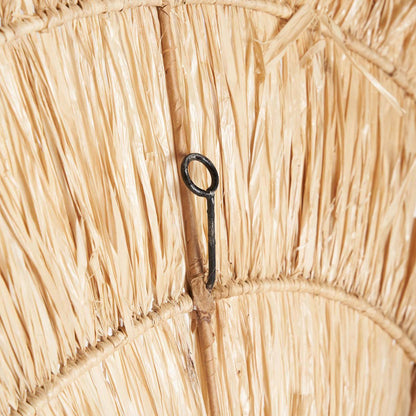 Sisal wall circle, hand-woven - L