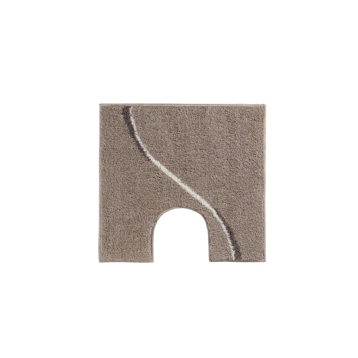 Carve bath mat, sand 60×100 cm - high pile