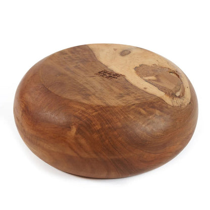 Teakwurzel-Obstschale, 20 cm – organische Form