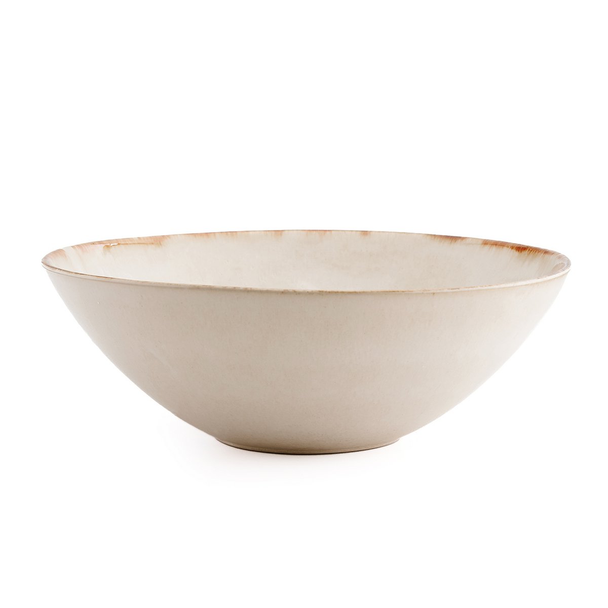Stoneware serving bowl 32 cm - large, made in Portugal