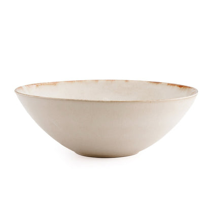 Stoneware serving bowl 32 cm - large, made in Portugal