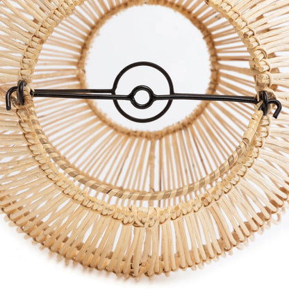 Rattan-Pendelleuchte 30×48 cm – konische Form, handgefertigt