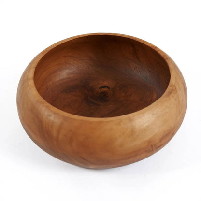 Teakwurzel-Obstschale, 20 cm – organische Form