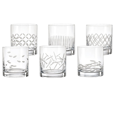 Whiskygläser, 6er Set - Kristall, 280 ml