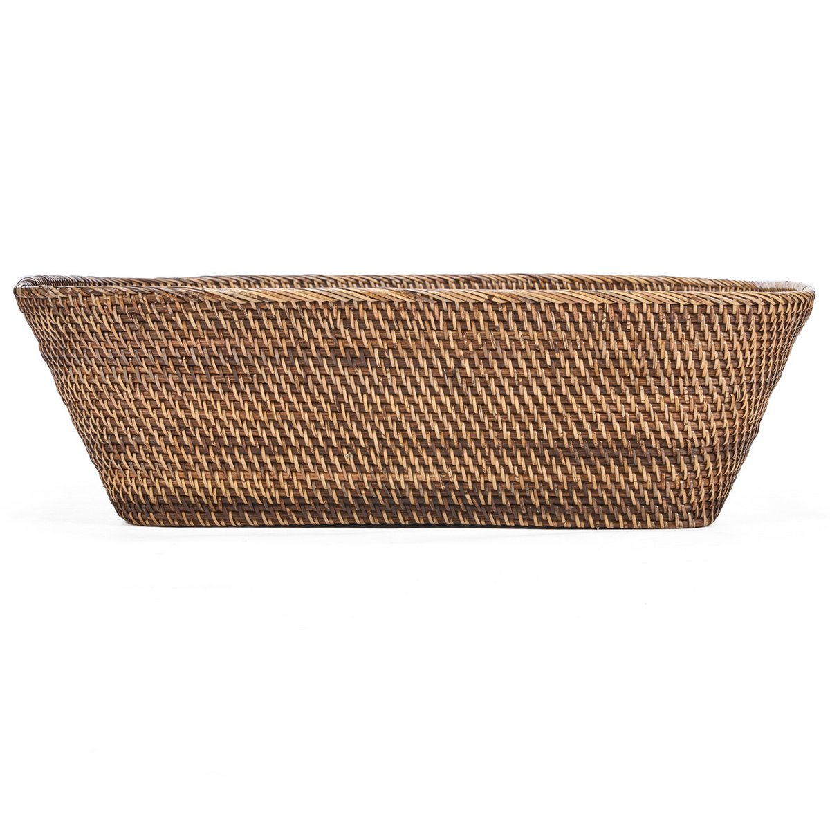 Rattan laundry basket, large – handwoven