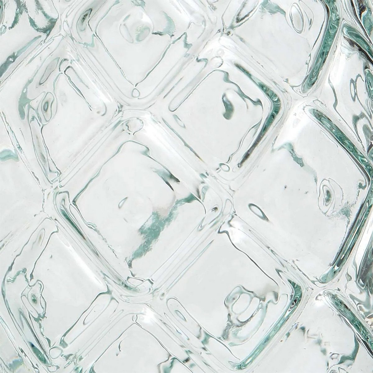 Genanvendt glas cocktailglas - Blå ananas - M