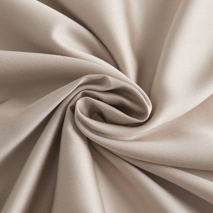 Bamboo duvet cover 140×220 cm, soft taupe with buttons