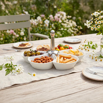 Porcelænsglas til aperitif - 6 stk., hvid