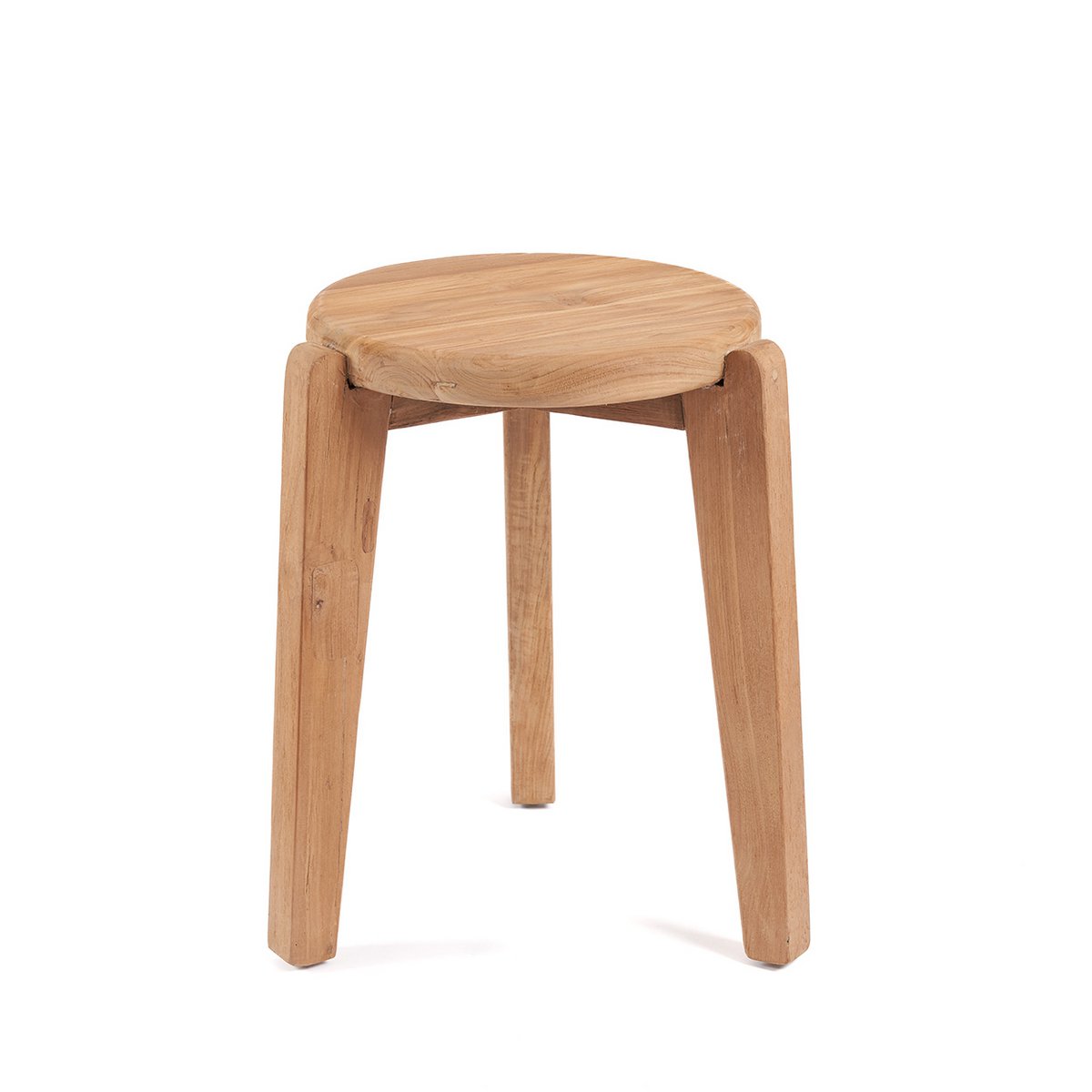 Træ sidebord 40×40 cm - naturlig finish, Indonesien