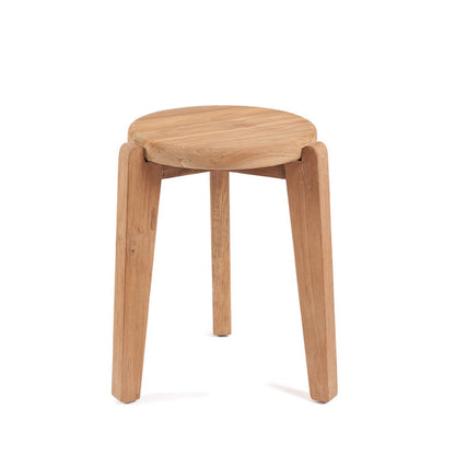 Træ sidebord 40×40 cm - naturlig finish, Indonesien