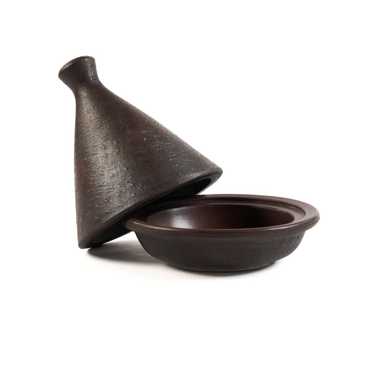 Terracotta kegletajine 21 cm - håndlavet i Indonesien