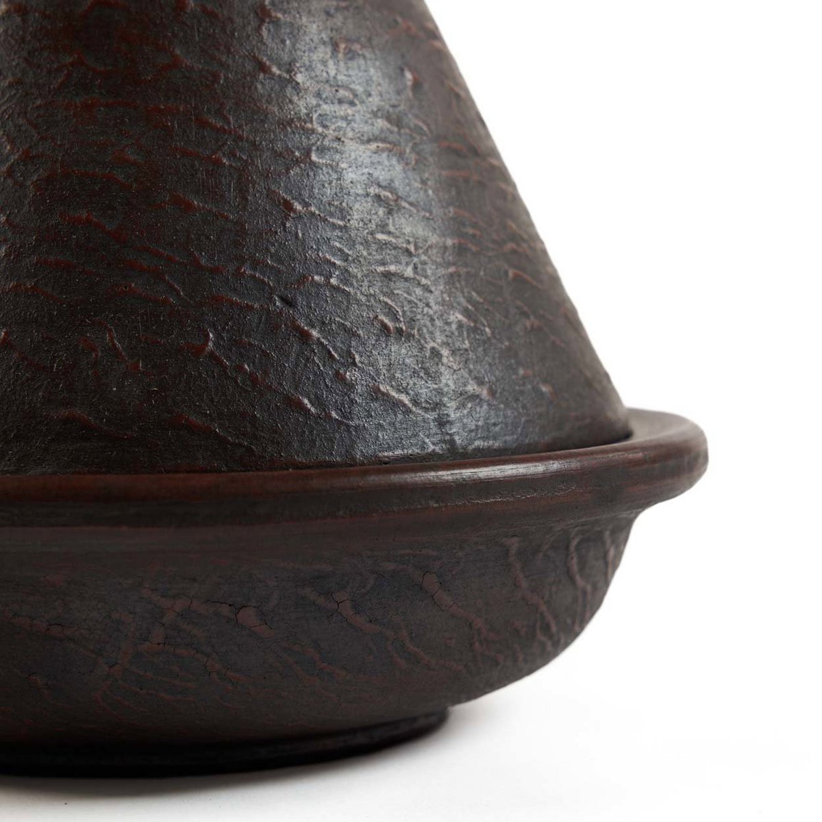 Terracotta kegletajine 21 cm - håndlavet i Indonesien