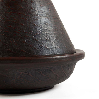 Terracotta kegletajine 21 cm - håndlavet i Indonesien