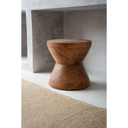 Suartræ skammel, natur – sidebord
