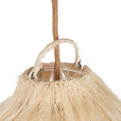 Hampe-pendellampe 110 cm – kuppelformet, håndvævet XL