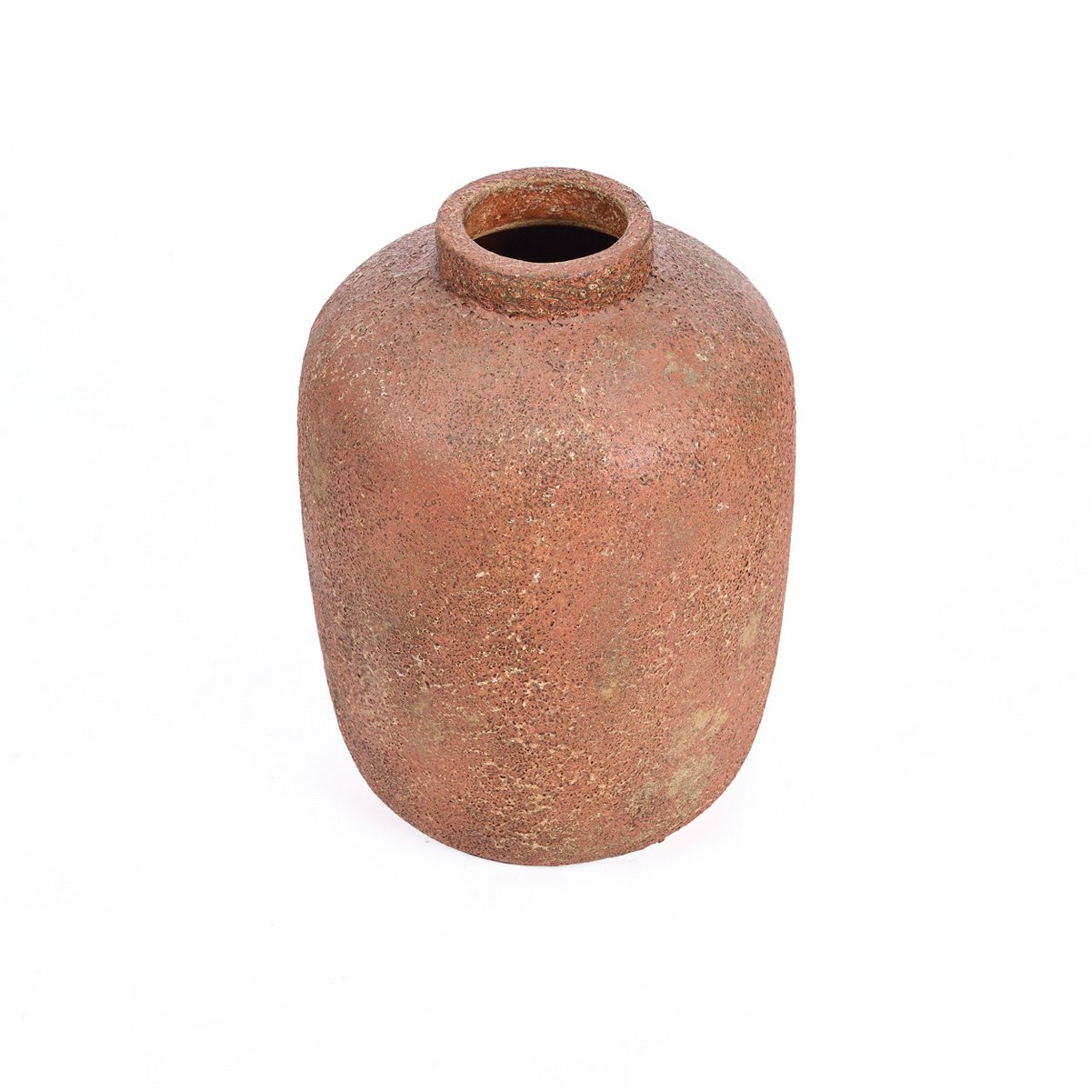 Terracottavase, stor - håndformet ler