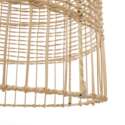 Rattan pendelskærm 50 cm - natur, håndvævet, kun skærm