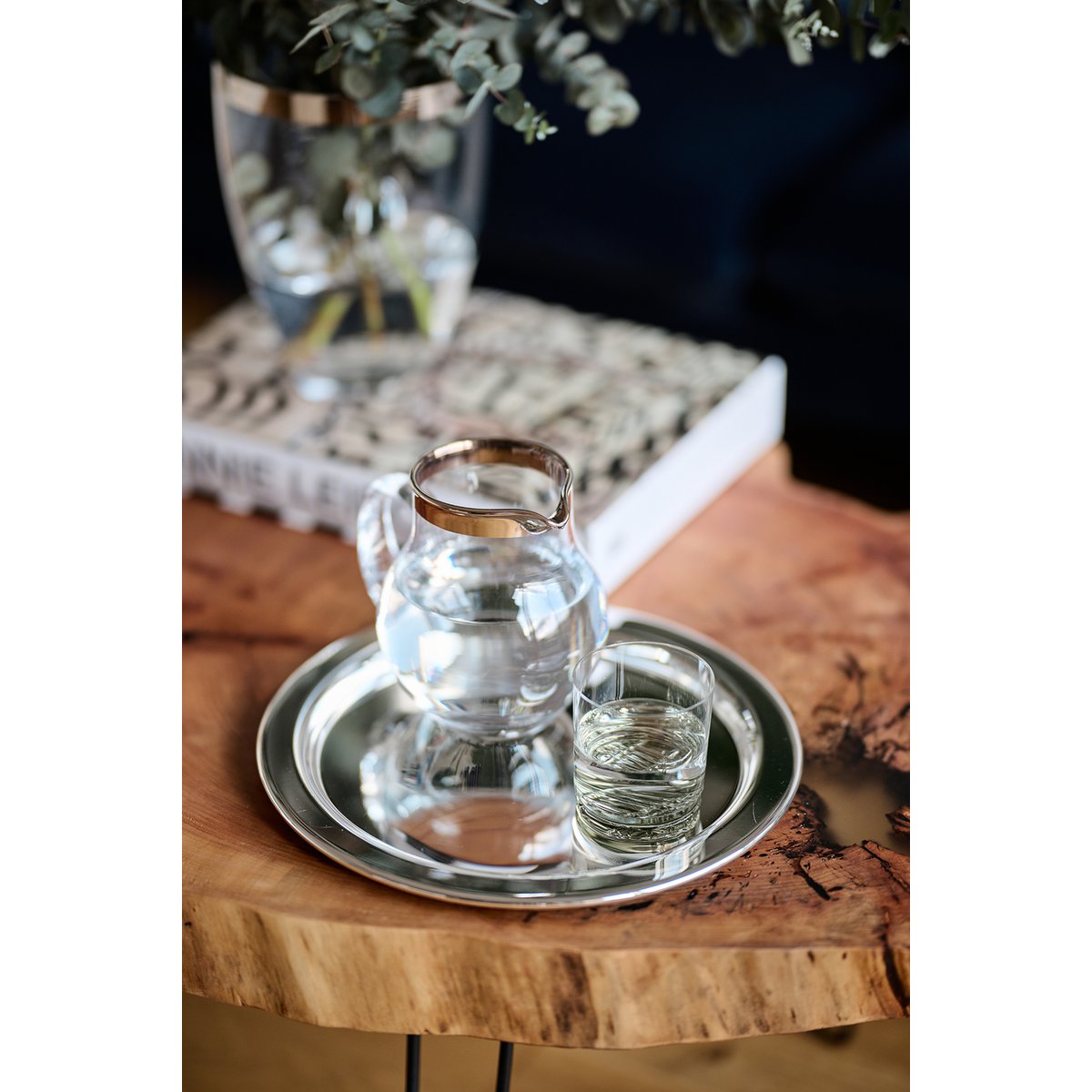 Steel serving tray Porto Ø 32 cm - round