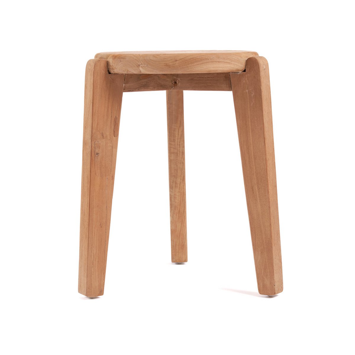 Træ sidebord 40×40 cm - naturlig finish, Indonesien