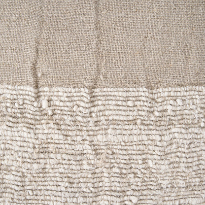 Pudebetræk i hør, natur - 50×50 cm