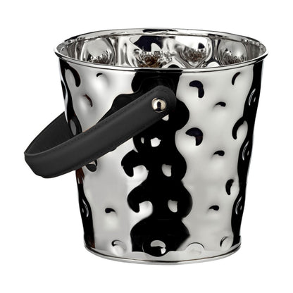 Stainless steel champagne cooler Gideon, hammered, 26 × 21 cm