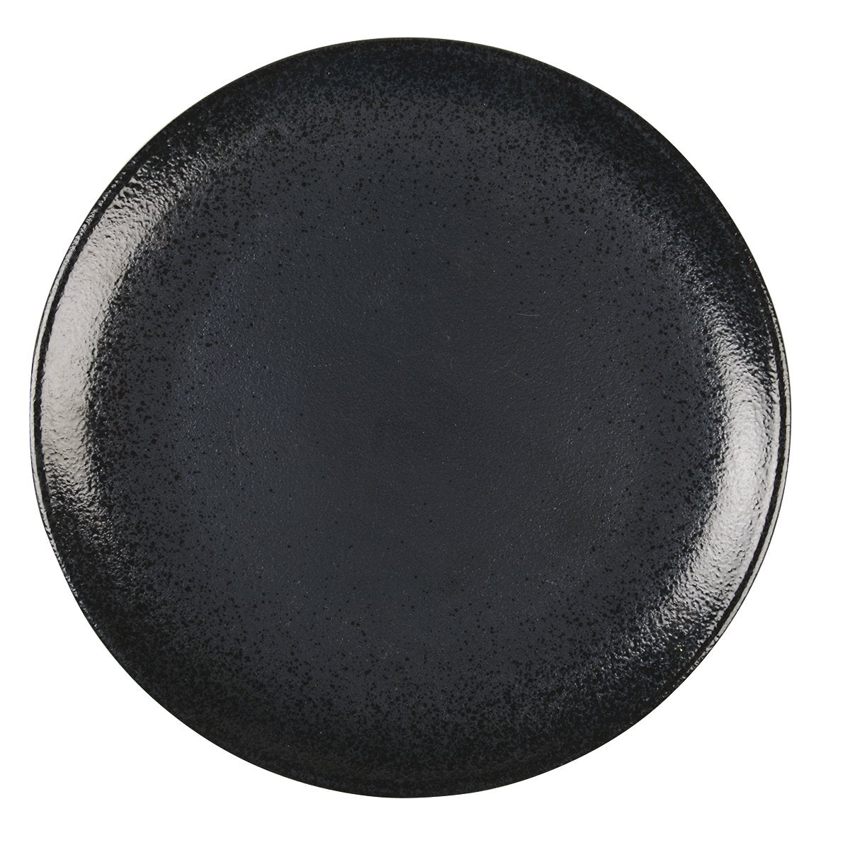 Porcelæns middagstallerken, sort - 27cm