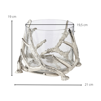 Aluminiumlanterne Kingston, 25 cm - gevir motiv