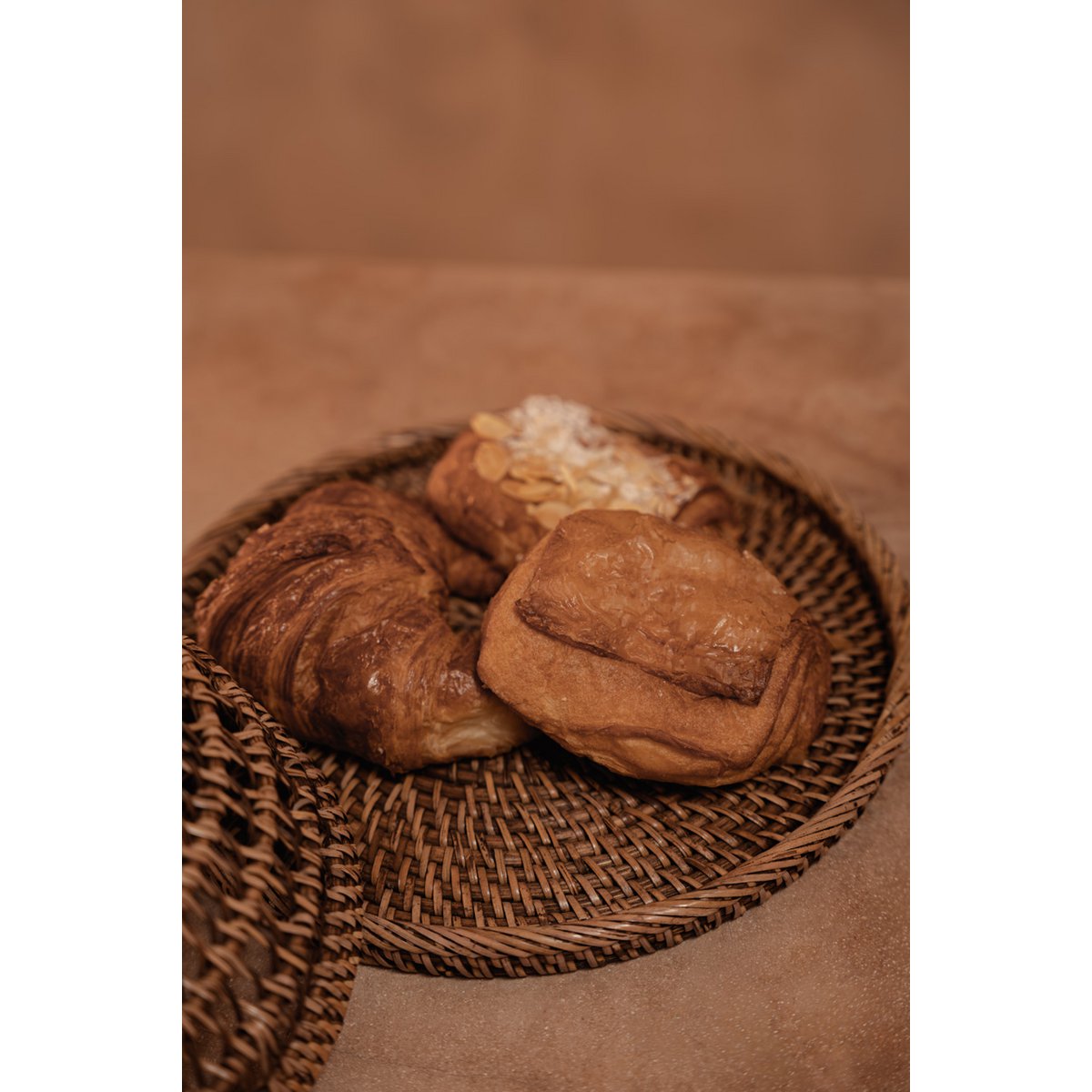 Rattan-Speisehaube, naturfarben - M