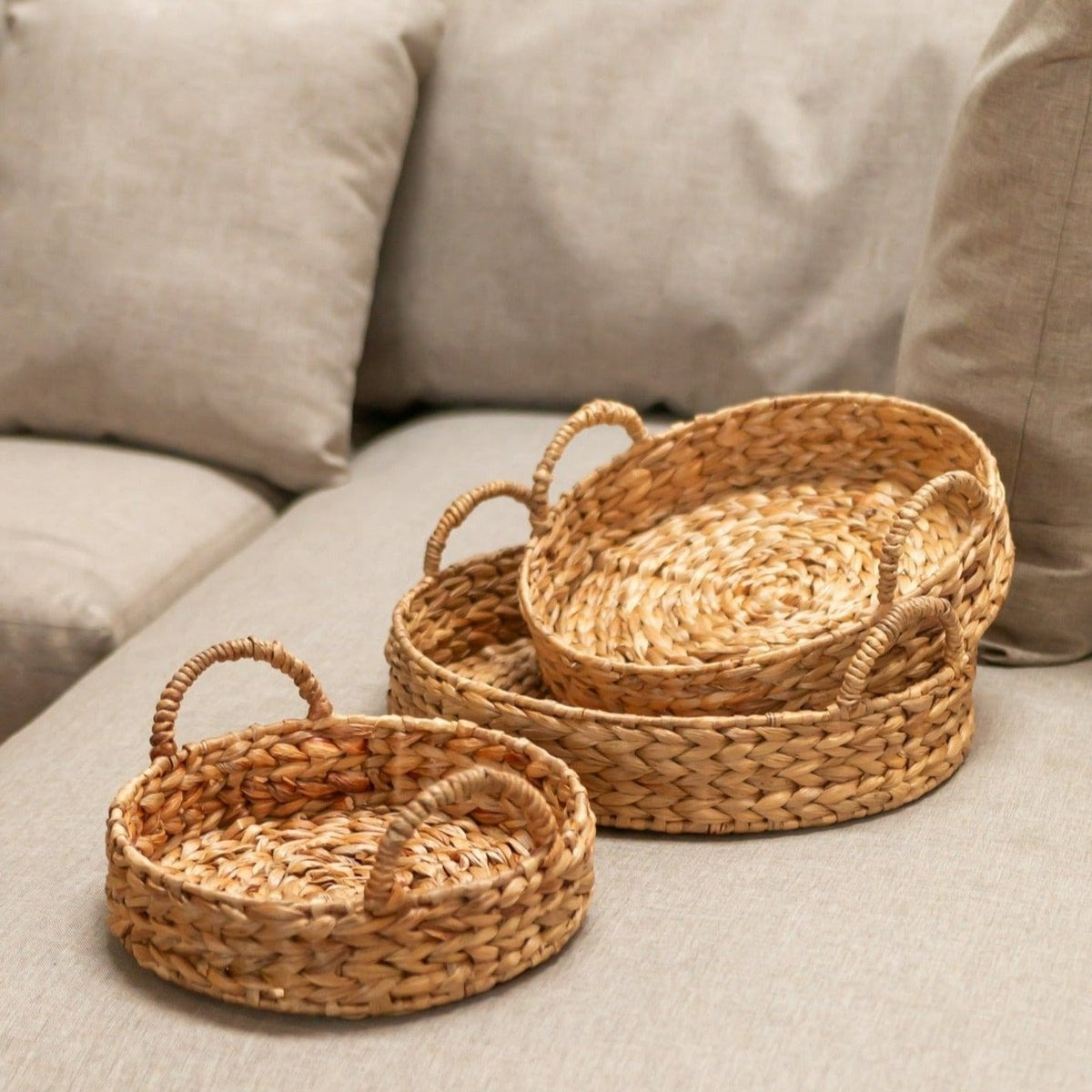 Vandhyacint dekorativ bakke Matahari – beige, lille