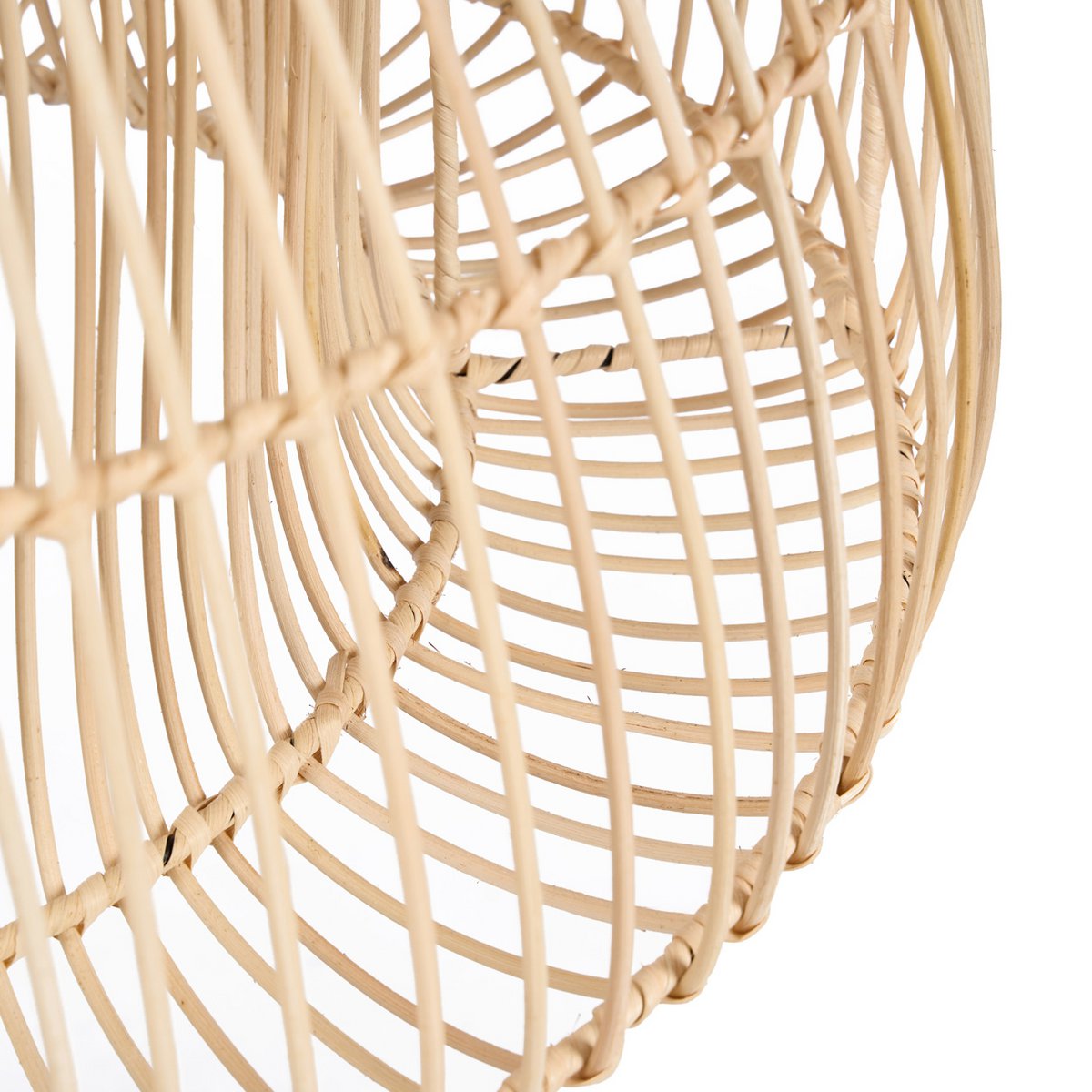 Rattan Pendelleuchte 57 cm - handgeflochten in Indonesien